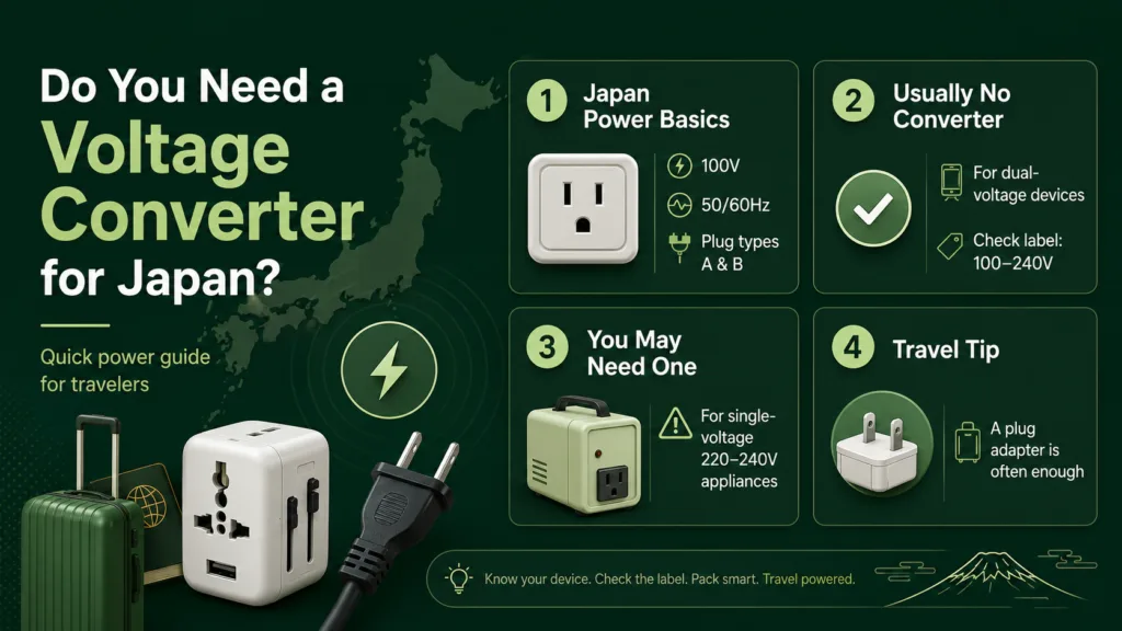 Do you need a voltage converter for Japan? Learn what electrical compatibility issues to consider when using appliances there.