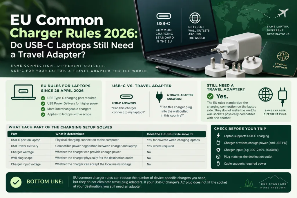 EU Common Charger Rules Do USB-C Laptops Still Need a Travel Adapter